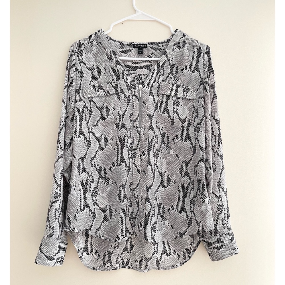 Express Snakeskin Top